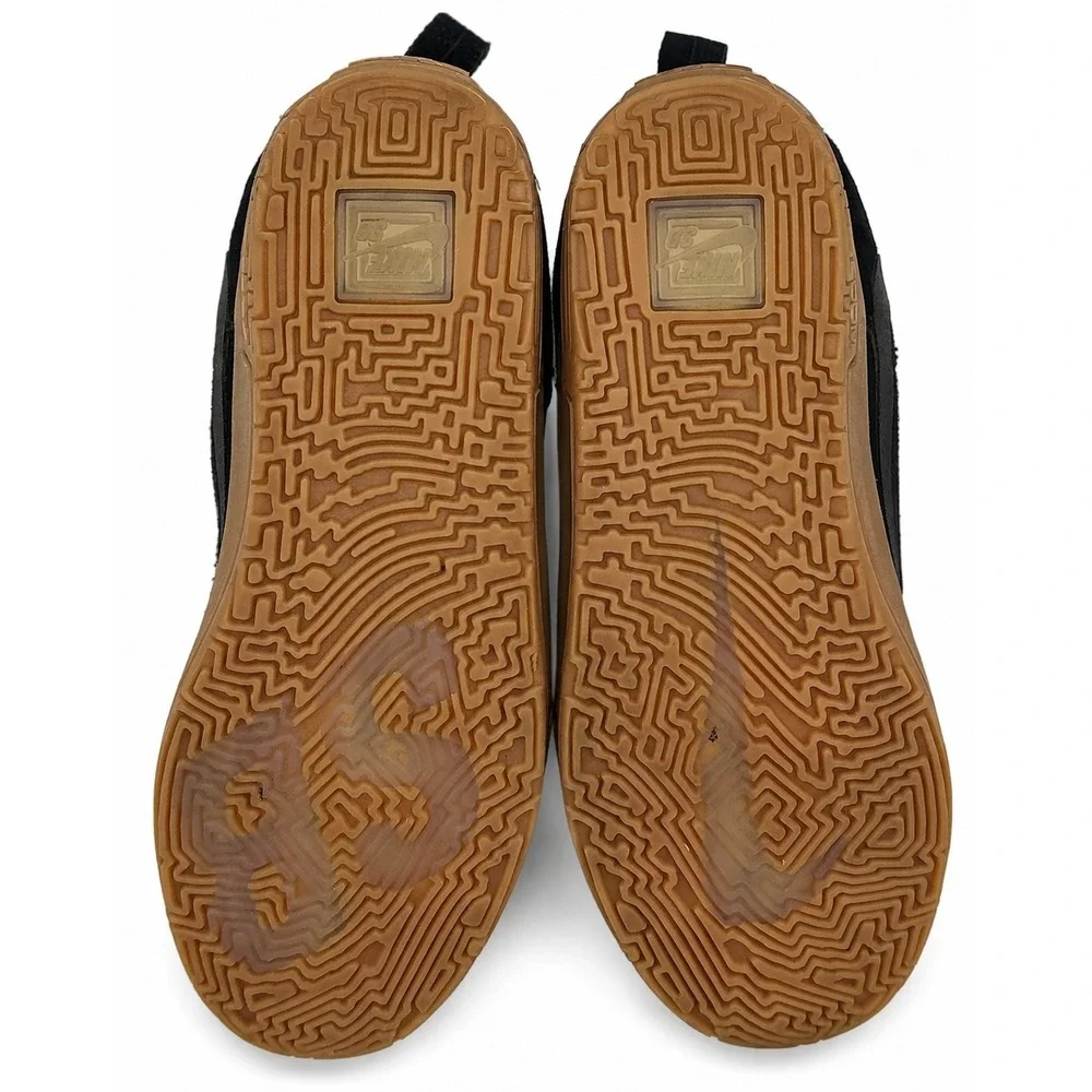 Nike SB Day One Kids Size 5Y Black Gum Light Brown Skateboard Sneaker FN4210-001